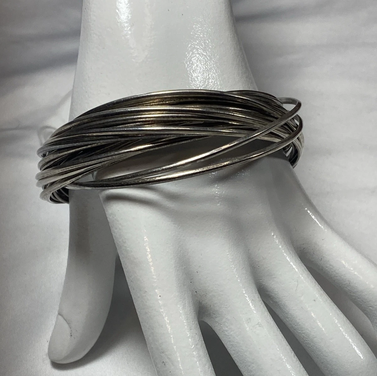 Silpada ハンマー打ち 925 シルバー ヴィンテージ カフブレスレット Silpada Bangle Fine Jewelry for Sale | Shop Designer Jewelry | eBay