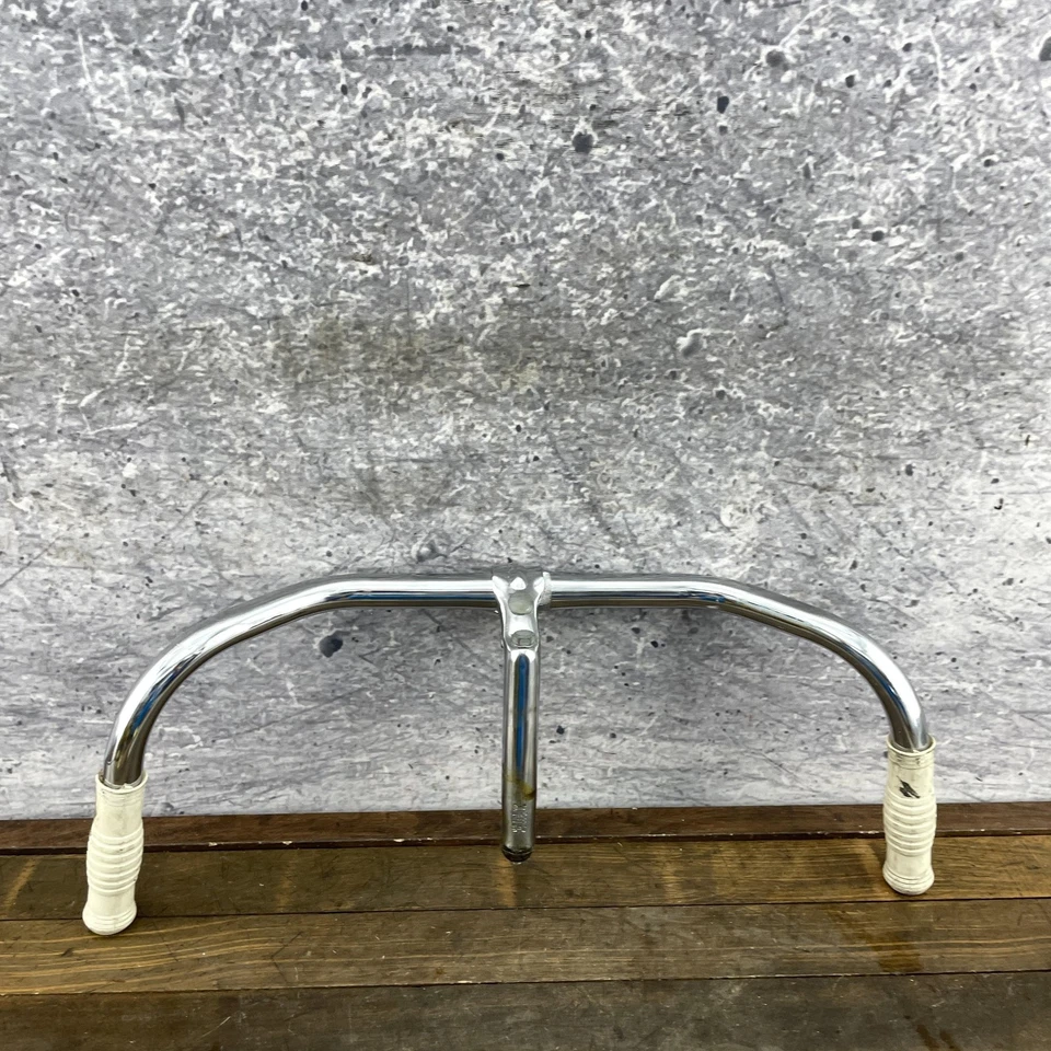 Vintage Columbia Torpedo Bicycle Handlebar Stem Combo 25.4mm Cruiser Chrome - Image 2 of 4