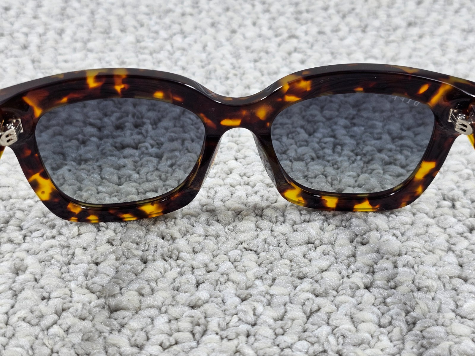 Diff Eyewear Carson Tortoise Plastic Frame Polari… - image 2