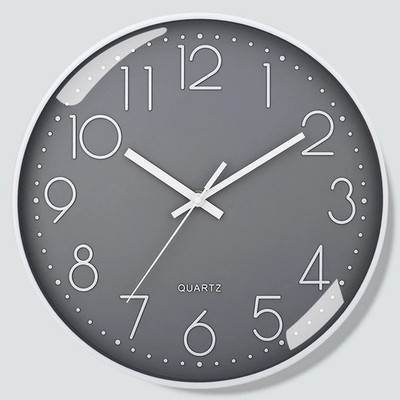 8 Zoll Wanduhr leise nicht tickend Uhr Wohnzimmer Schlafzimmer Küche Büro