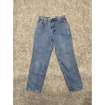 Bugle Boy Gold Crest Men's Loose Fit Straight Jeans Size 31/30 Blue Light Denim
