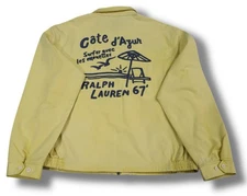 VERY RARE! NWT! POLO RALPH LAUREN COTE D'AZUR MENS XL YELLOW HARRINGTON JACKET