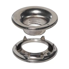 Stimpson E1RRGSWSS1000 Stainless Steel Rolled Rim Grommet and Spur Washer Rel...