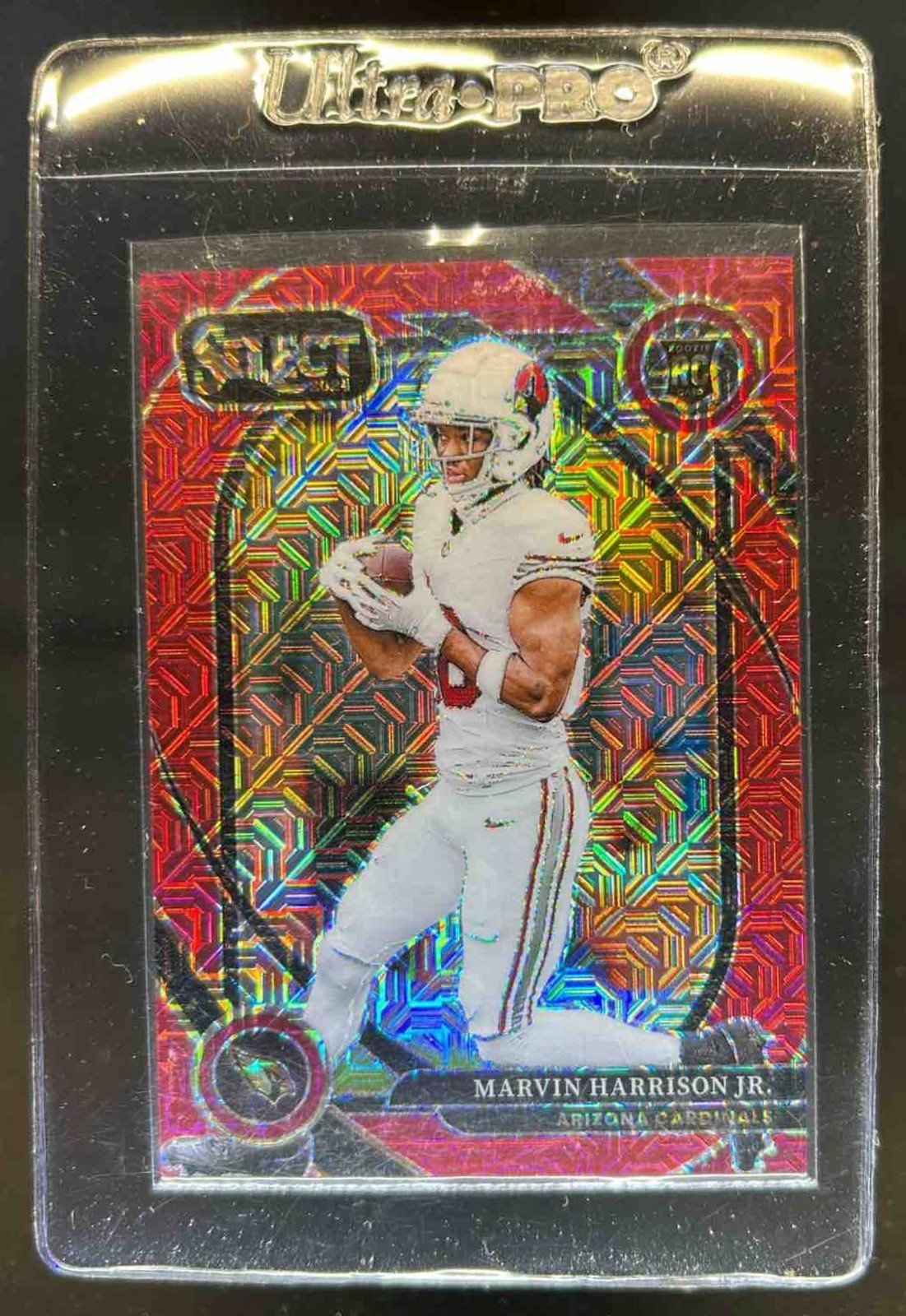 2024 Select Marvin Harrison Jr. Club Red Prizm Rookie RC #18/49 Cardinals