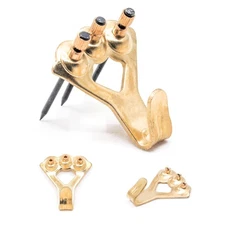 Heavy Duty Picture Frame Hooks Supports Up to 100 lbs-10 Pack with Nails |