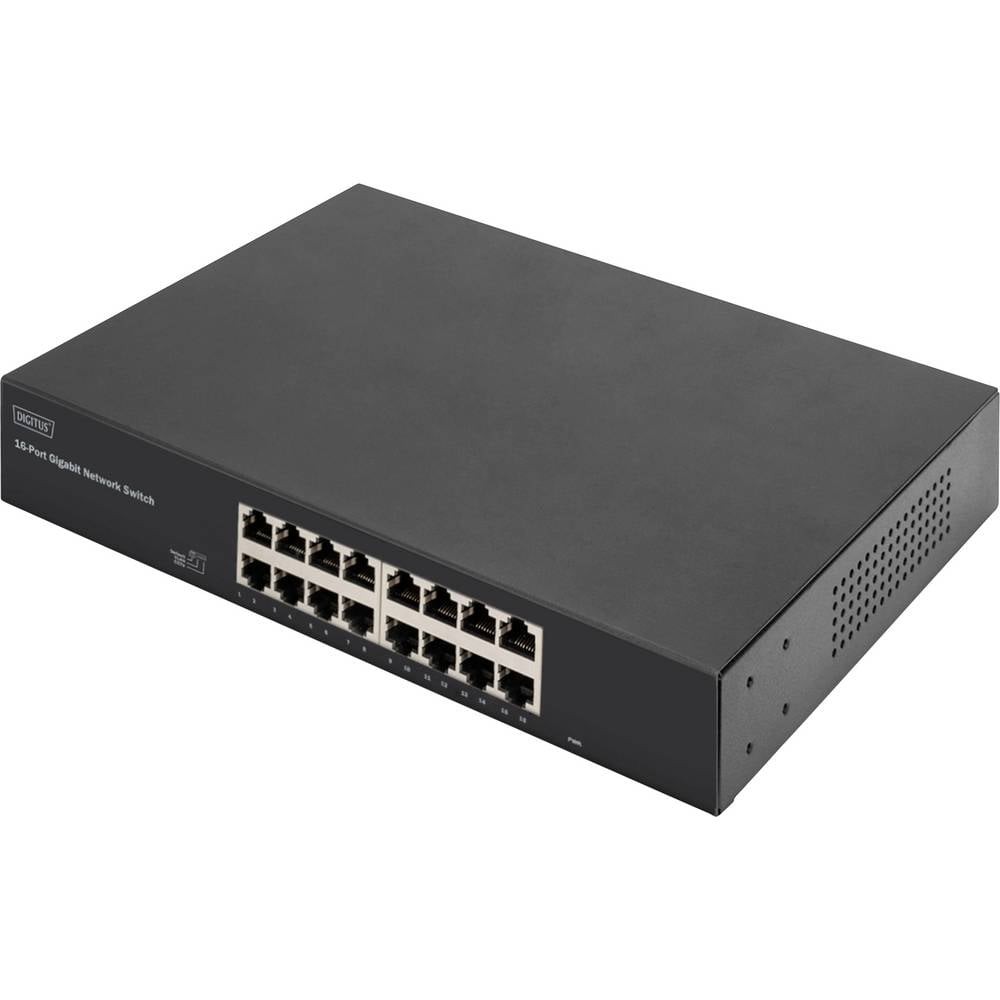 Switch réseau RJ45 16 ports Digitus DN-80112-2 pour étendre vos connexions LAN