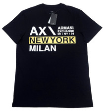 Armani Exchange T-shirt Color Black Size L NEW WITH ORIGINAL TAGS