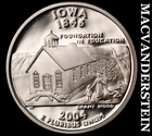2004-S Iowa Quarter- Silver Choice Gem Proof Luster No Reserve #J3141