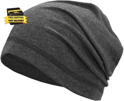 Lightweight Cotton Beanie, Summer Skull Caps, Breathable Thin Sleep Hats for Run