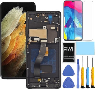 AMOLED for Samsung Galaxy S21 Ultra 5G Screen Replacement with Frame for... 