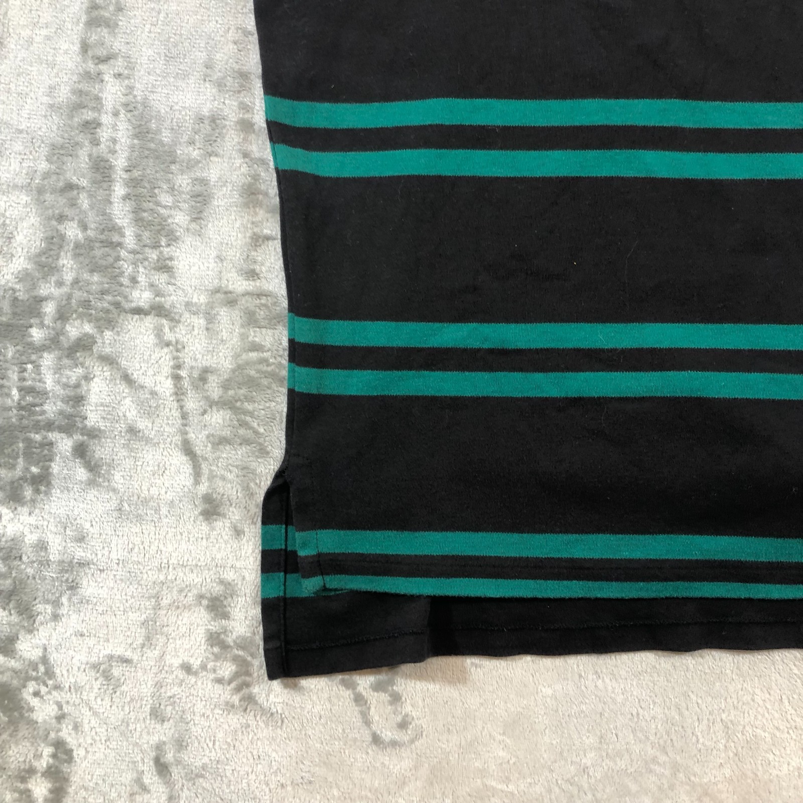 vtg polo ralph lauren polo shirt mens M/L green black kanye west USA image 2