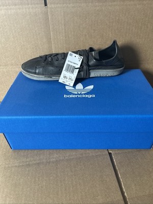 Sz US 10.5 - Balanciaga X Adidas Stan smith HP6779 Worn Out Black DS - OG Box