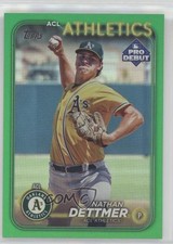 2024 Topps Pro Debut Green Foil 29/99 Nathan Dettmer #PD-185 1g3e