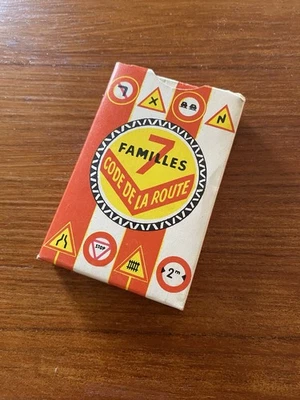 Jeu de Cartes 7 sept Familles « Code De La Route » Vintage - Éditions Willeb - Photo 1/4