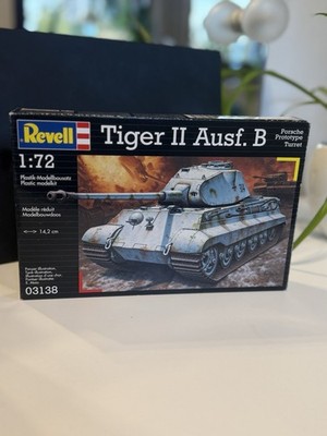 Revell 03138 Tiger II Ausf.B Porsche Prototype Turret P. Bausatz 1:72 (24251)
