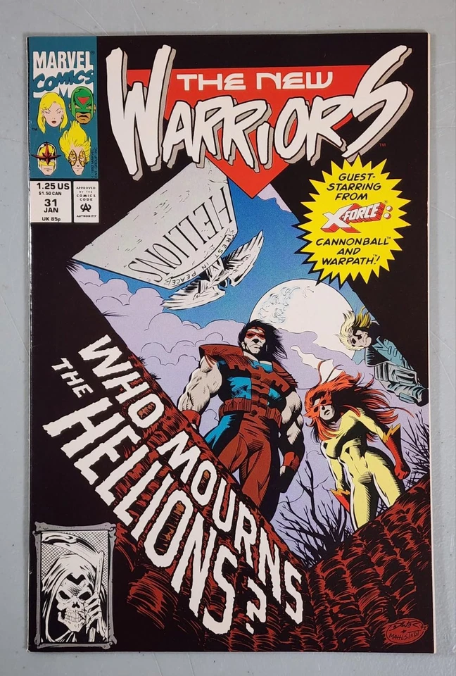 New Warriors #30 31 32 33 34 35 36 37 38 39 VF/NM or Better Direct Marvel lot 10 - Image 3 of 4