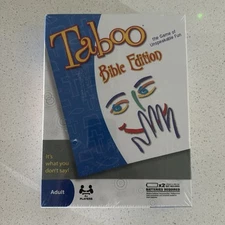 Bible Taboo Board Game Unspeakable Fun 2023 Hersch Hasbro