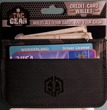 Tactical Gear Credit Card Wallet Durable Construction.