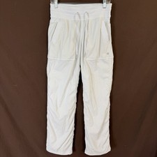 Lululemon Dance Studio Mid-Rise Lined Pant Size 6 White Athletic Womens