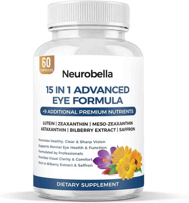 Neurobella Eye Formula - Neurobella 15 in 1 Advanced Eye Formula with All 3 Caro