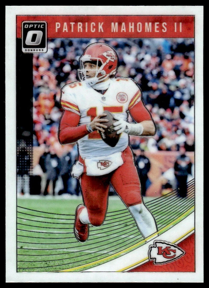 Patrick Mahomes trading card