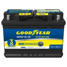 48-H6-AGM BCI Group Size 48 12V 70 AH, 120RC, 760 CCA Platinum series Recharg...