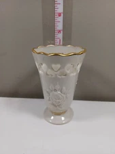 Lenox Heart Posy Vase - 4 1/4" - Gold Trim (a84)
