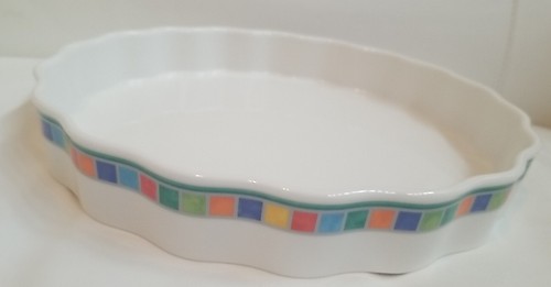Villeroy & Boch Twist Alea Limone Approx 11.25" Quiche Great Condition RARE FIND