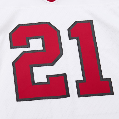 Men's #21 Deion Sanders White 1989 Legacy Replica All Stitched Jersey - Bild 3 von 5