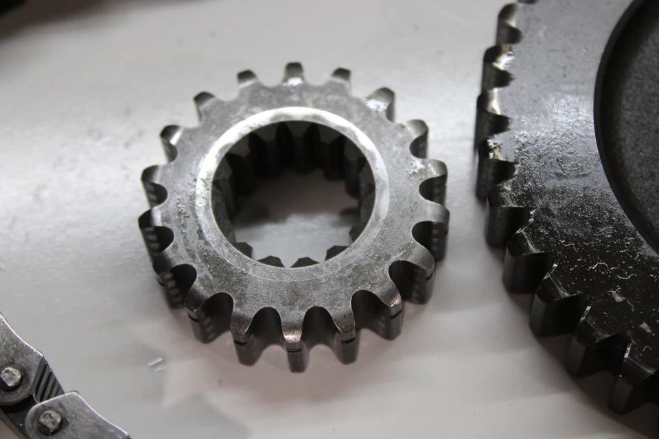 1995 Yamaha Vmax 600 Vx600 Track Drive Chain Sprockets Gears - Image 3 of 3