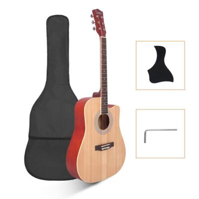 Glarry 41'' Full Size Adult 6 Strings Cutaway Folk Acoustic Guitar