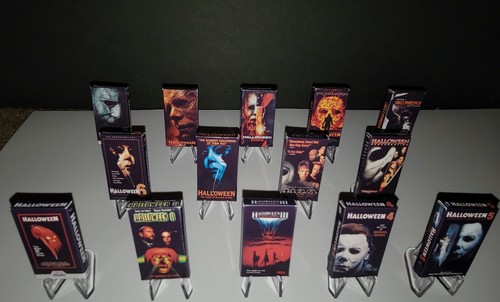 Halloween - Mini VHS BOX MAGNET - 14 - COMPLETE SET!! - Picture 7 of 11