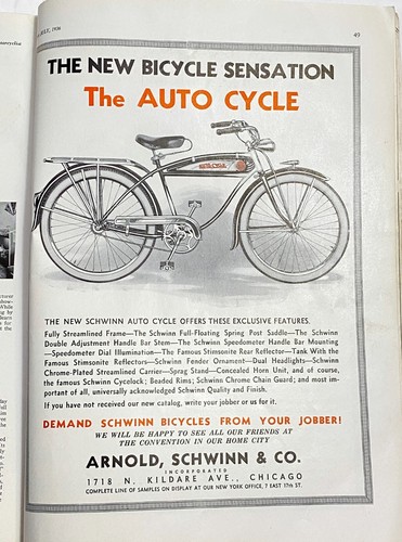 1938 Island Cycle Supply Co Ristampa catalogo biciclette e giocattoli + caricatori biciclette Pr anni '30 - Foto 22 di 24