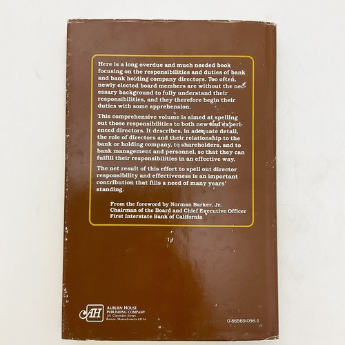 The Bank Director's Handbook 1981 Hardcover Book DIY Projects Kids Activities - Picture 22 of 23