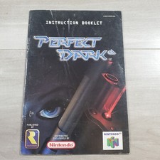 N64 Perfect Dark Nintendo 64 2000 Manual Only