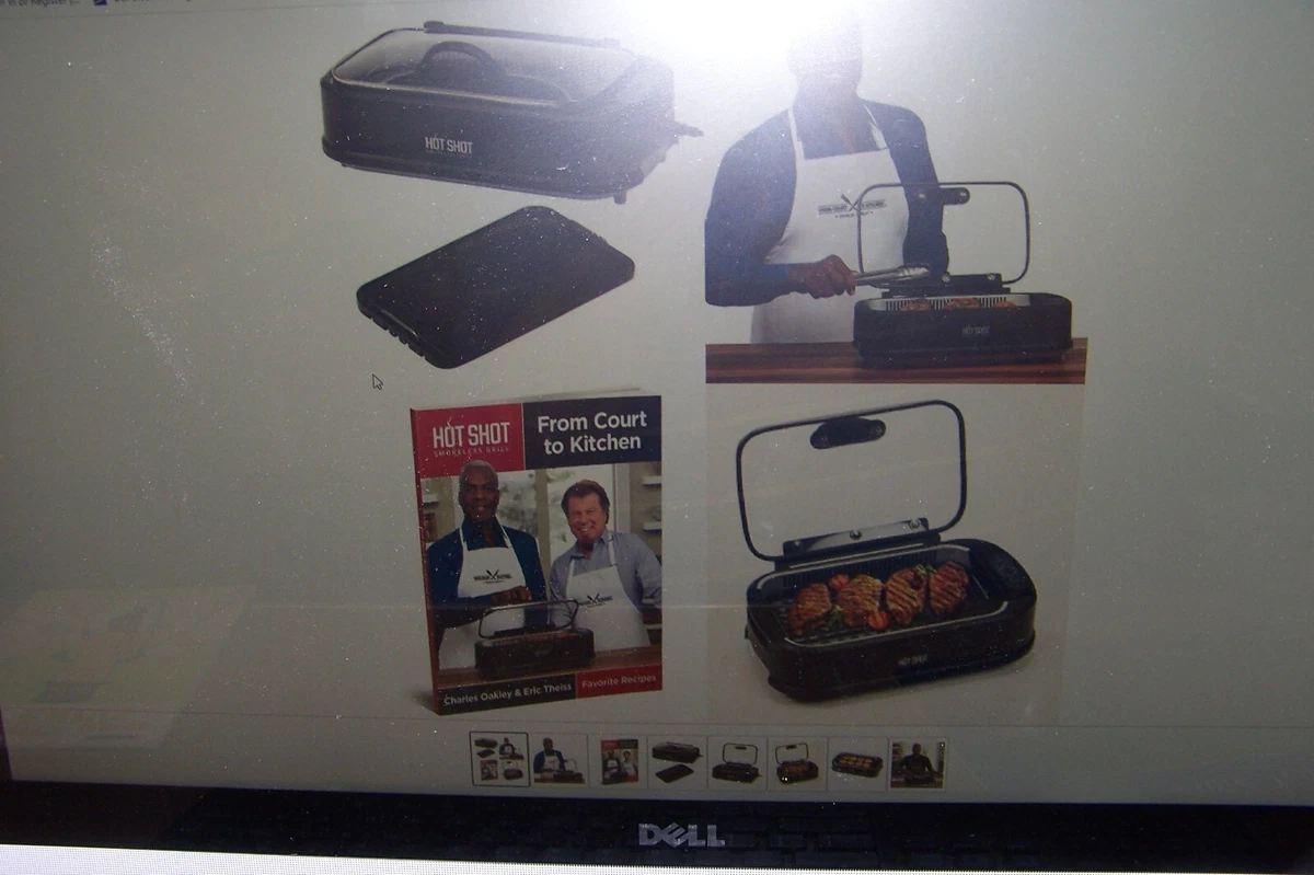 Hot shot smokeless grill top