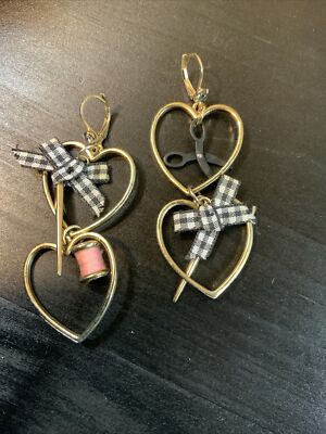 Betsey Johnson Paris Is Always A Good Idea Earrings Extremely Rare - 13