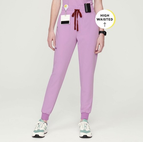 Figs Dusk Lilac High Waisted Zamora 