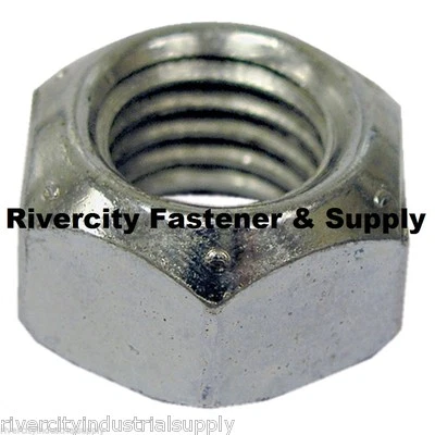 RIVERCITY FASTENER & SUPPLY (50) 1/4-20 All Metal Top Lock Nuts Grade 8 Zinc Plated / Lock Nuts 1/4x20