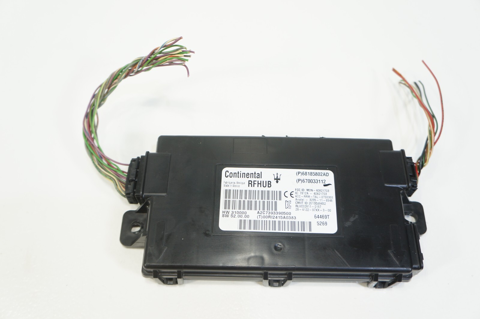 14-2017 Maserati Ghibli Passive Entry RF Hub Control Module ECU OEM