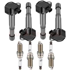 Set of 4 Ignition Coil & Iridium Spark Plug Fits 2003-2017 Honda Accord UF712