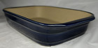 Haeger Natural Stone Bakeware Blue Glazed Stoneware 8x13 Casserole Baking Dish