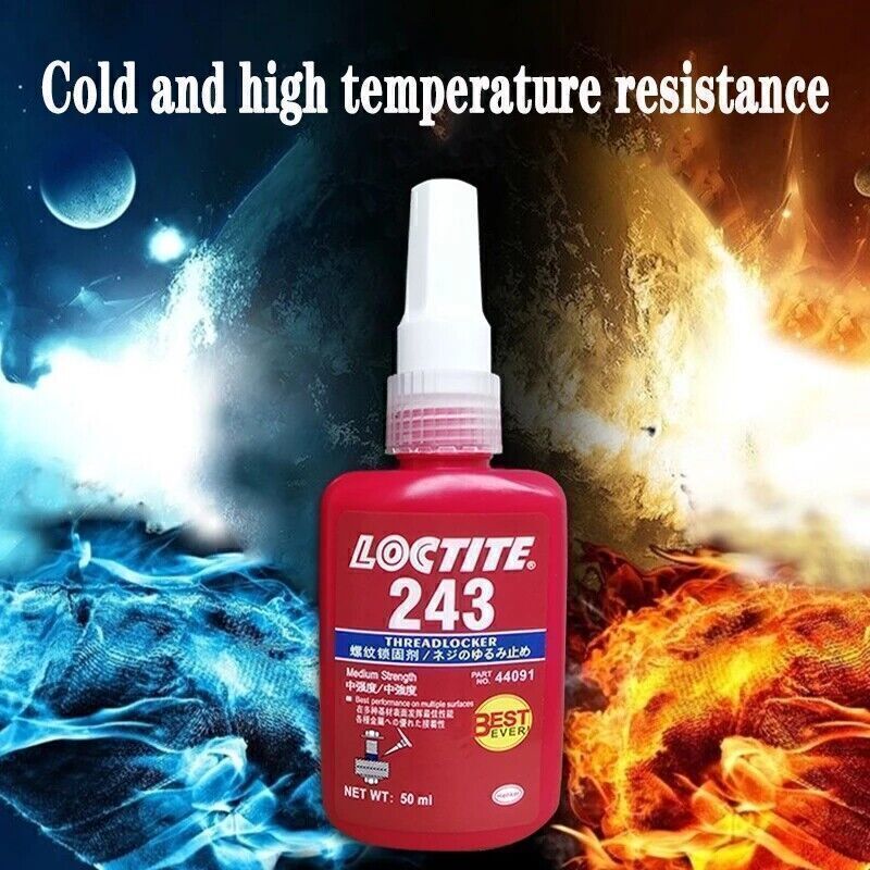 2X Thread Lock Glue Loctite Blue Bolt Stud Fast Fix Screw Glue Lock Sealant 50ml eBay