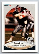1990 Fleer - #254 Bob Golic