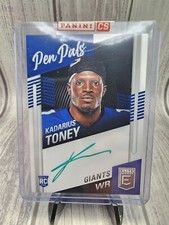 2021 Donruss Elite KADARIUS TONEY Pen Pals Rookie Auto Green Ink #KTO
