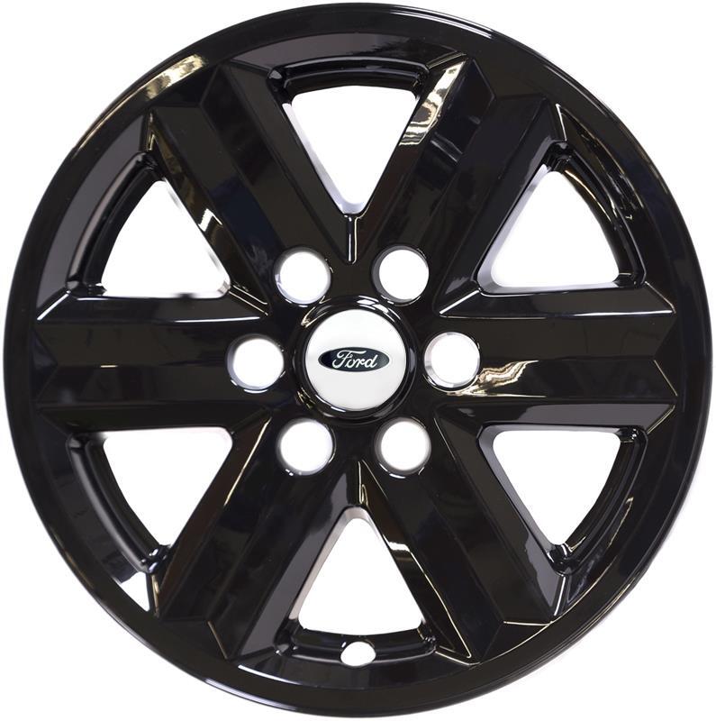 18 FORD EXPLORER (BOLT-ON) GLOSS BLACK wheel skin set (Fits 11-18