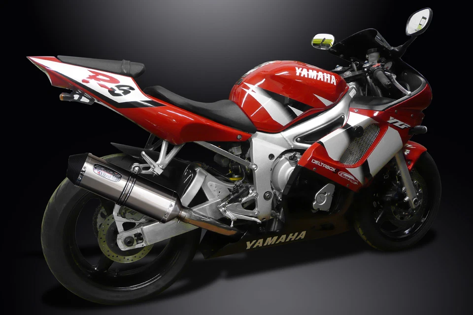 Kit de silenciador de escape Yamaha YZF-R6 1998-2002 13,5" X-Oval aço inoxidável - Imagem 4 de 4