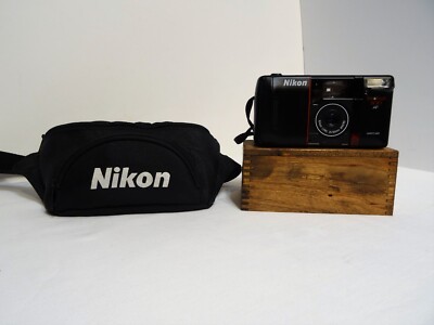 Nikon Tele Touch 300af 35mm film camera with case