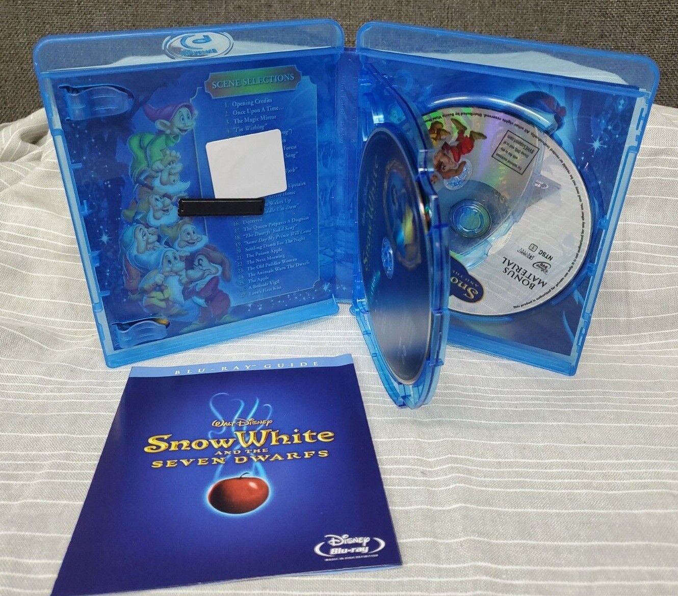 Disney Snow White and the Seven Dwarfs(DVD,2009,3-Disc Set) TESTED