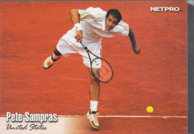 PETE SAMPRAS 2003 NetPro Tennis #87 United States 14 Time Grand Slam Winner